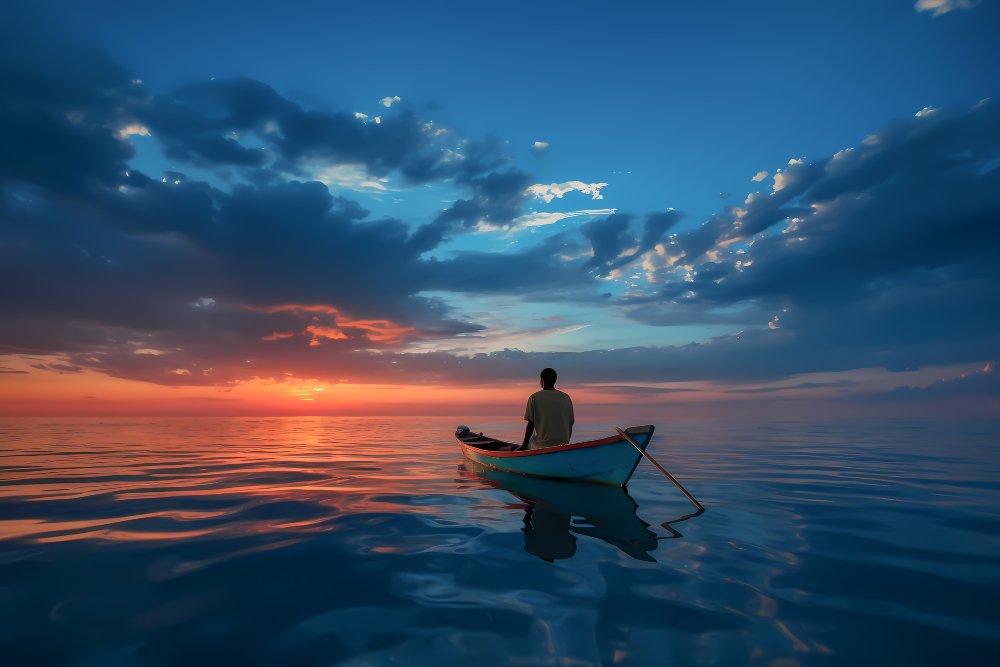 Dawn on the water